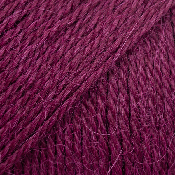 KIARA Women's Alpaca Beanie 100% Alpaca 9045 Rubinowy