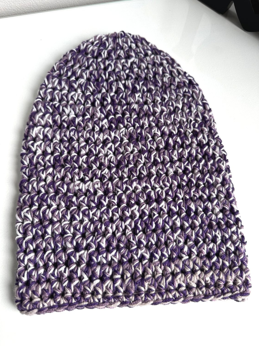 Nitkowe Love – czapka beanie z wełny baby merino 100% multicolor 8, jesienno-zimowa, unisex