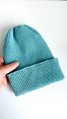VARELLA – czapka z wełny merino baby merino 10 Turkusowy Jasny