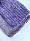 NANA – czapka beanie z wełny baby merino 14 fioletowy zimowa