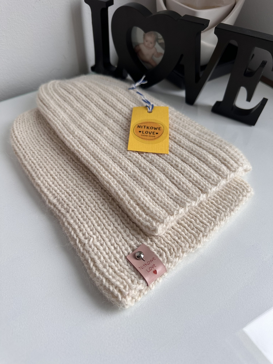 KIARA Alpaca Beanie 100% Alpaca 100 Ecru