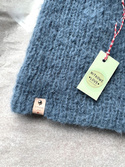 WATA CUKROWA – czapka z alpaki damska 07 jeans niebieski