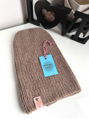 KIARA Alpaca Beanie 100% Alpaca 618 Nugat Beige