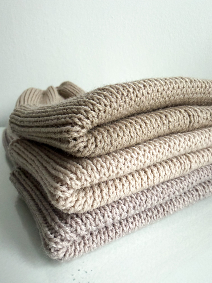 VARELLA – czapka merino beanie wywijana 100% Baby Merino 63 piaskowy