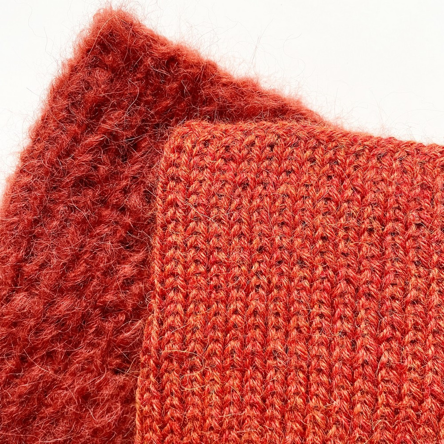 WATA CUKROWA Women's Alpaca Beanie 19 Brick