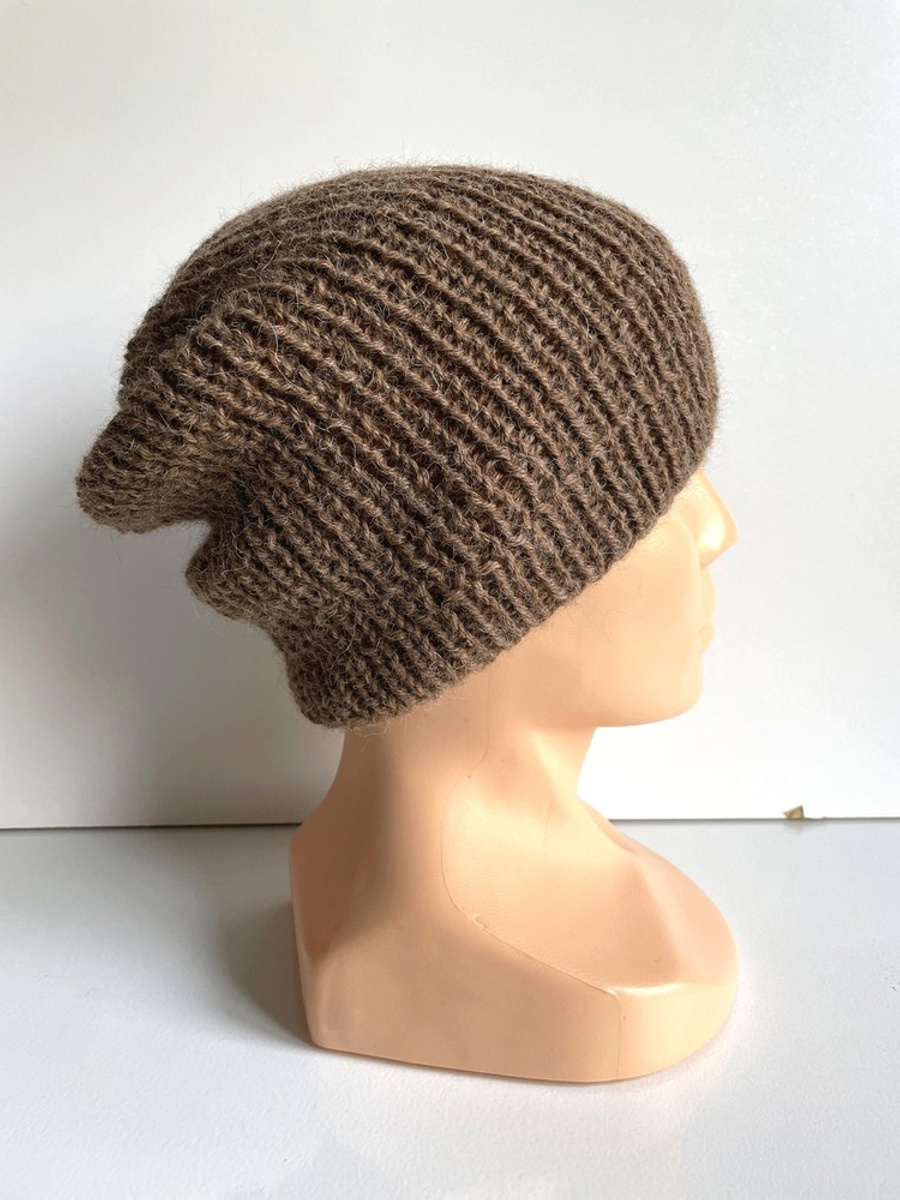 KIARA Beanie-Mütze aus Alpaka 100% Alpaka 607 Braun