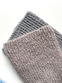AUREA – czapka beanie handmade baby merino + moher i jedwab damska 23/20 Jasny Beż