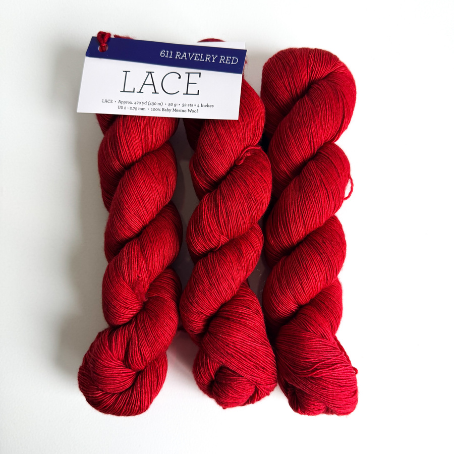 Wełna merynosów Malabrigo LACE LMBB611 RAVELRY RED
