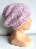 CHMURKA Beanie-Mütze aus Alpaka 08 Hellrosa