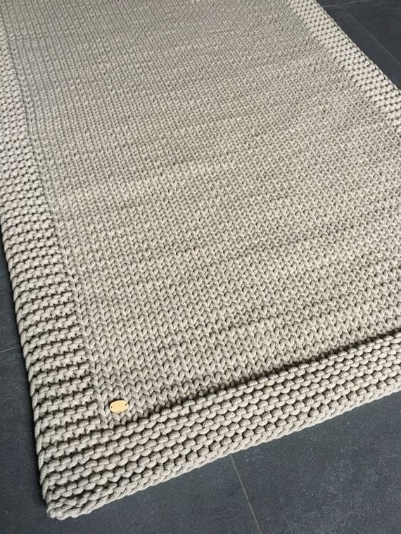 Ręcznie robiony Dywan ze sznurka bawełnianego MARIA