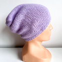CHMURKA Beanie-Mütze aus Alpaka 41 słodka orchidea