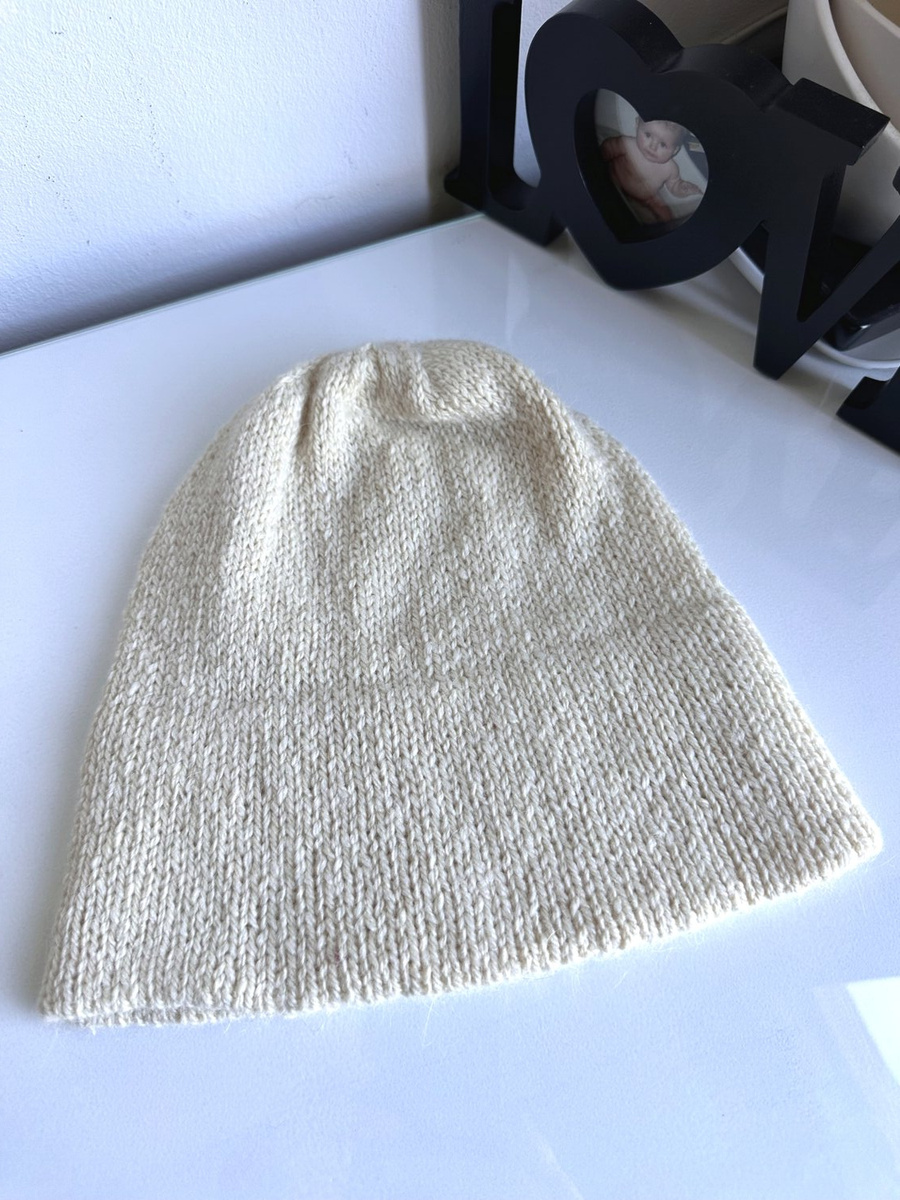 Ręcznie robiona Czapka hand made Tweed RONIA 09 Kruk