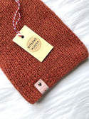 KIARA Beanie-Mütze aus 100% Alpaka 2925 rdza