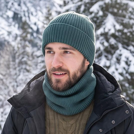 VARELLA – czapka z wełny merino baby merino 66 Mglisty Las