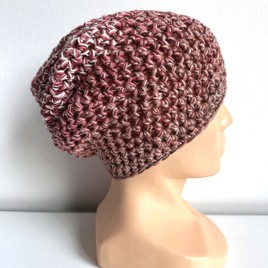 Nitkowe Love – czapka beanie z wełny baby merino 100% multicolor 2, jesienno‑zimowa, unisex