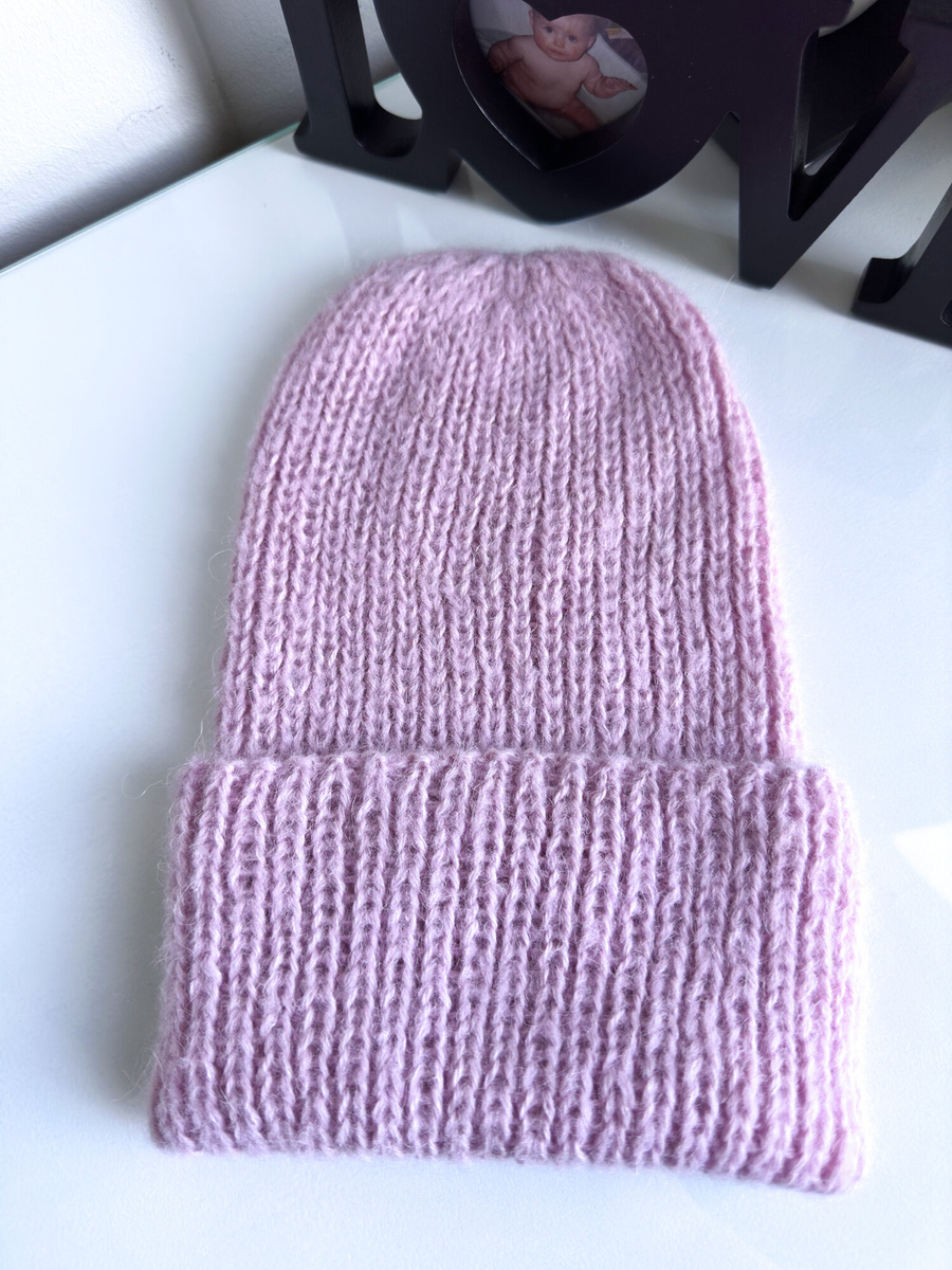 MORGANA – ręcznie robiona czapka damska alpaka + jedwab 3112/12 różowy