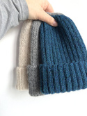 LAURIN Women's Alpaca Beanie 100% 7240 Petrol Blue
