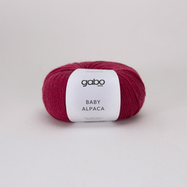 Włóczka GaboWool Baby Alpaca 1216 Burgundowa Czerwień