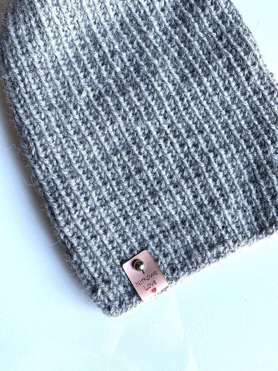 KIARA Alpaca Beanie 100% 501 Light Grey