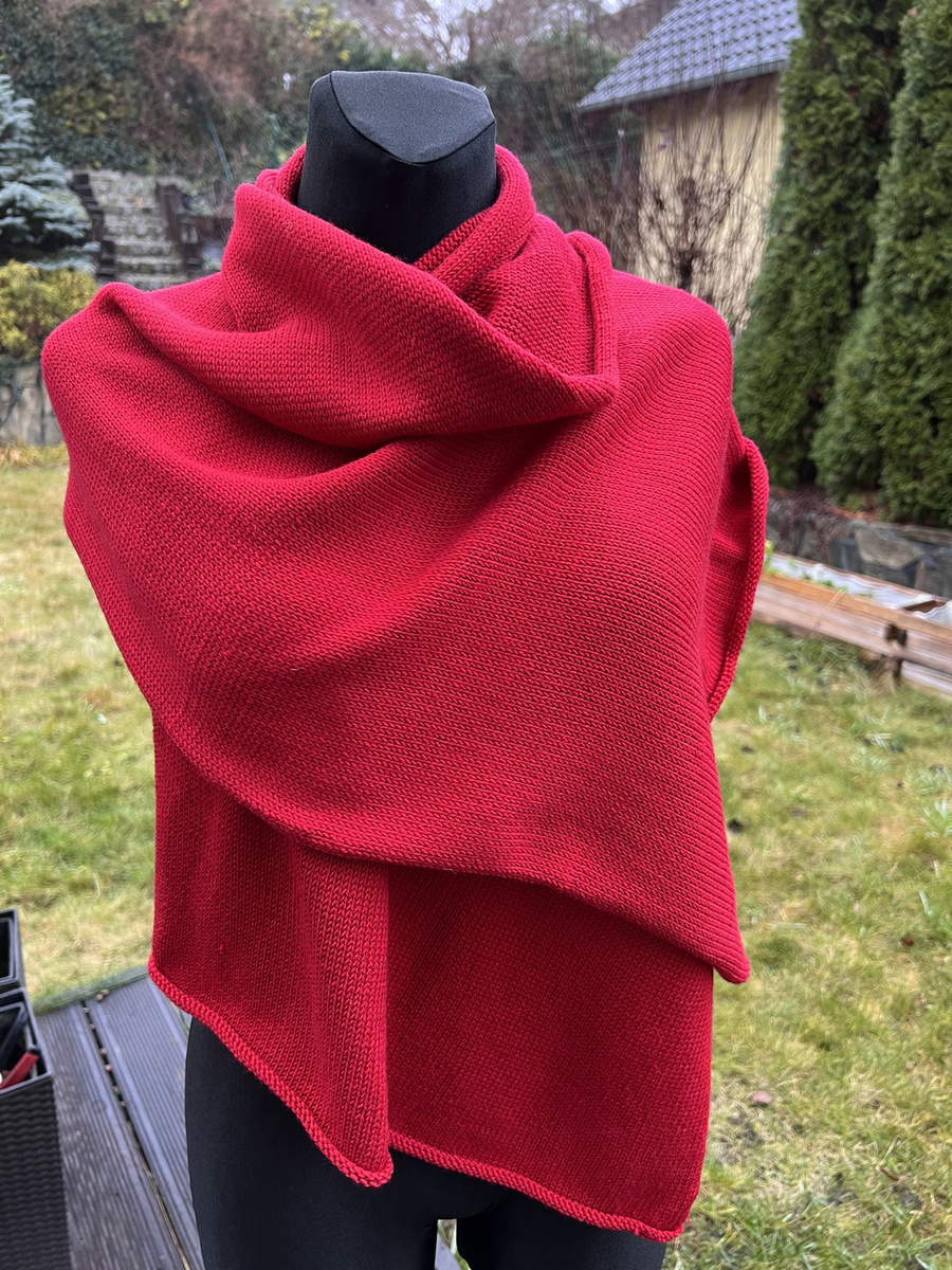 Ciepły i przytulny szal Nitkowe Love 230x35 cm 100% Baby Merino - WYBIERZ KOLOR