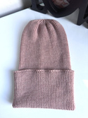 VARELLA Beanie-Mütze aus 100% Baby-Merinowolle 49 Pustynna Róża