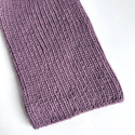Ręcznie robiona Czapka KIARA 100% Alpaka 3800 Fiołkowo-Różowy