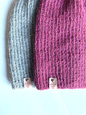 KIARA Beanie 100% Alpaca 3770 ciemna fuksja