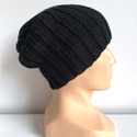 HELLI Unisex Merino Winter Beanie 100% Baby Merino 21 Black