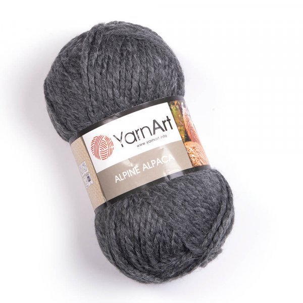 Włóczka YarnArt Alpine Alpaca 436 ciemny szary