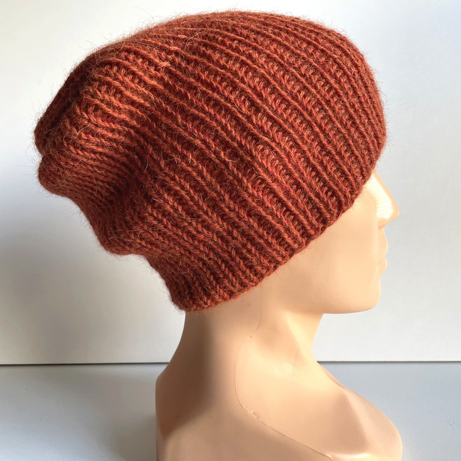 KIARA Women's Alpaca Beanie 100% Alpaca 2925 Rdza