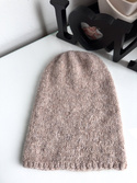 CHMURKA Beanie-Mütze aus Alpaka 55 Hellbeige