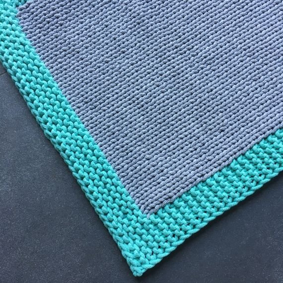 Ręcznie robiony Bieżnik ze sznurka bawełnianego, podkładka, dywanik MARIA