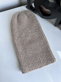 KIARA – czapka z alpaki 100% damska beanie 2020 Jasny Nugat