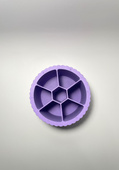 Spin & Sort Rotating Organizer for Crochet Hooks, Pens, Brushes - Lavender Rose