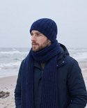 LAURIN Beanie 100% Alpaca 9047 azuryt