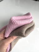 HELEN Turn-Up Beanie 100% Alpaca 3140 Light Pink