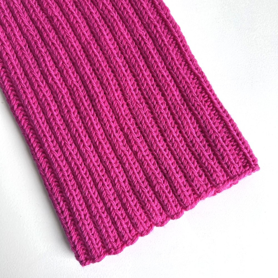 HELLI – czapka zimowa merino damska 100% Baby Merino 08 Fuksja