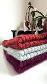 MARGARET Handmade Beanie Alpaca Mohair and Silk 9037 Jasna Morska Zieleń