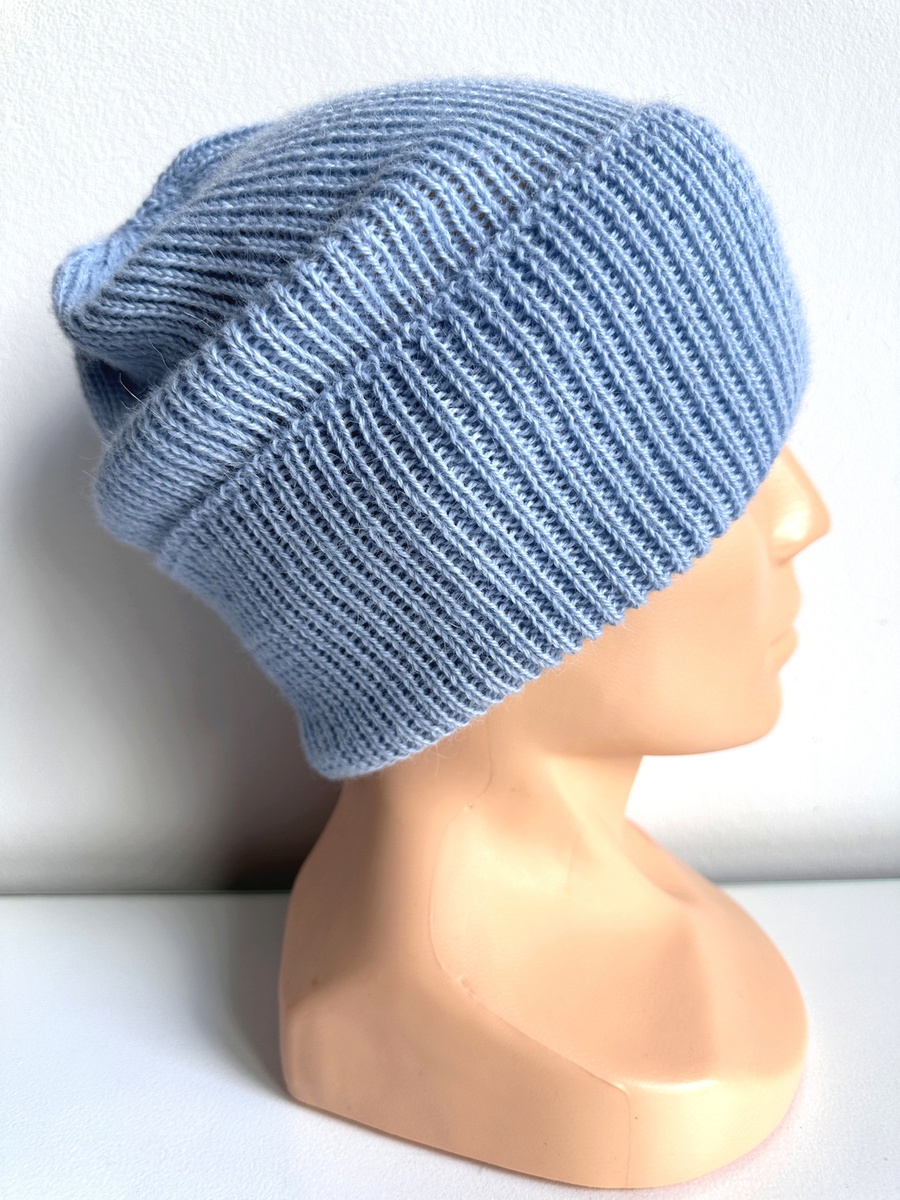 HELEN Beanie 100% Alpaca 6205 Blue