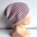 KIARA Women's Alpaca Beanie 100% Alpaca 3112 Pink with a Hint of Beige