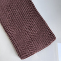 NANA Winter Beanie 100% Baby Merino Wool 52 Czekolada