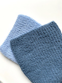 KIARA Beanie-Mütze aus 100% Alpaka 6309 mittelblau petrol