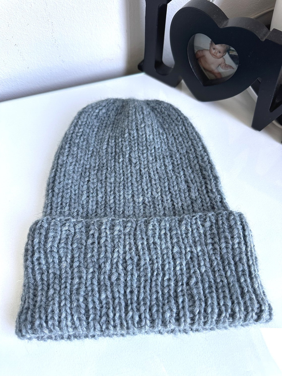 CHMURKA Turn-Up Alpaca Beanie 45 Morze Północne