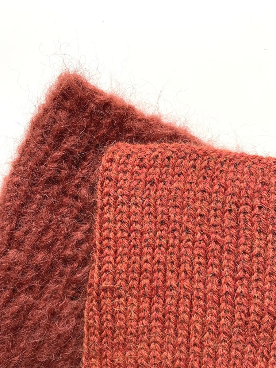 KIARA Women's Alpaca Beanie 100% Alpaca 2925 Rdza
