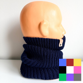 Ręcznie robiony KOMIN HELLI 100% Baby Merino - WYBIERZ KOLOR