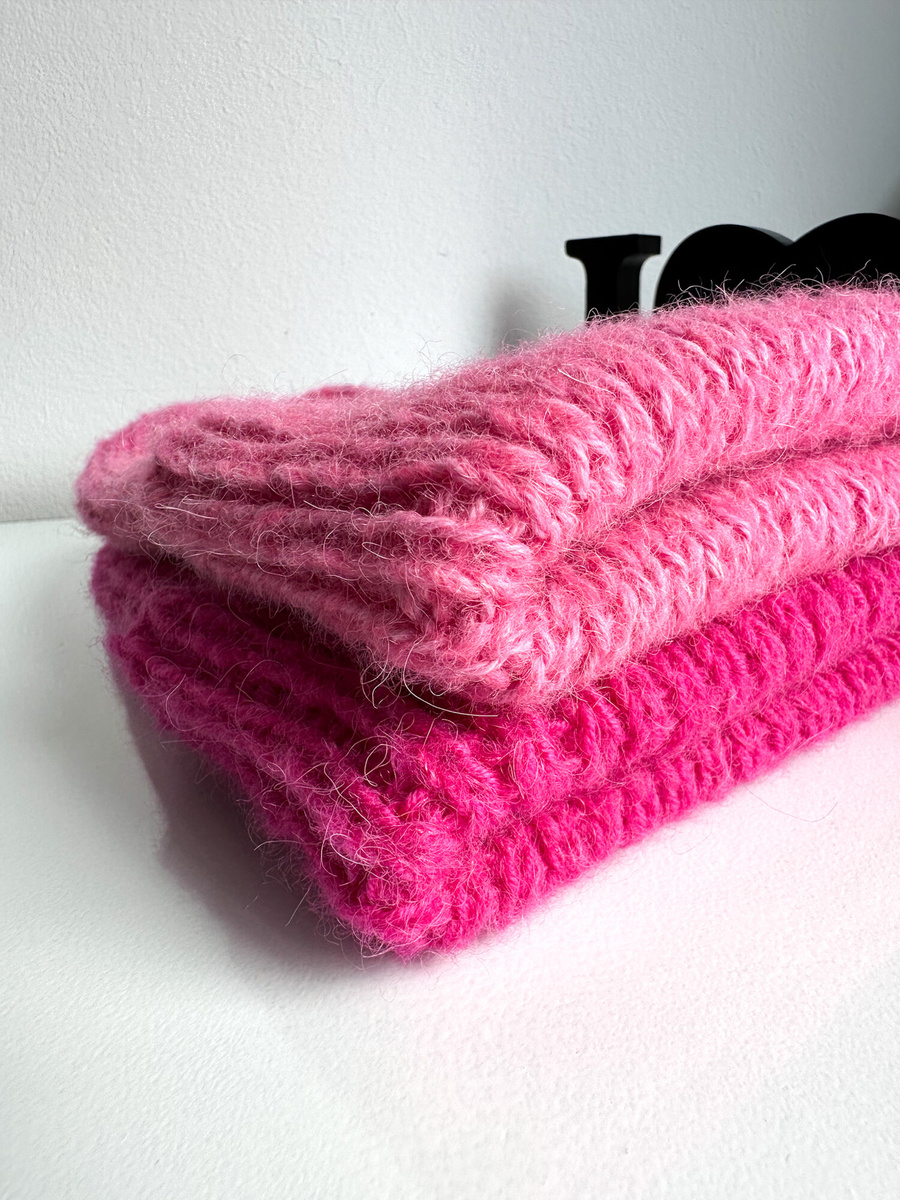 MORGANA – czapka damska zimowa alpaka + jedwab 9034/31 Płatek Róży