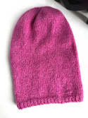 CHMURKA Handmade Women's Alpaca Beanie 39 Magenta