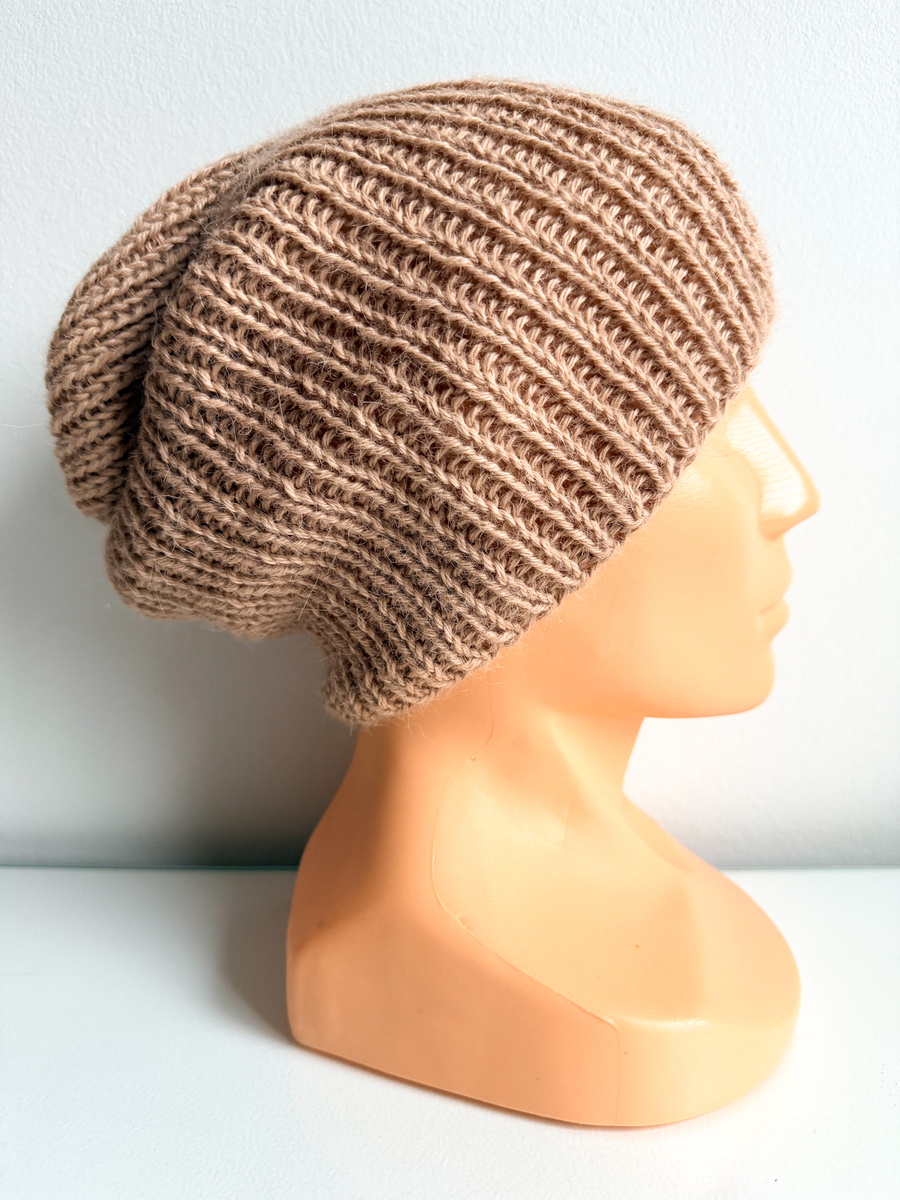 KIARA Alpaca Wool Winter Beanie Camel