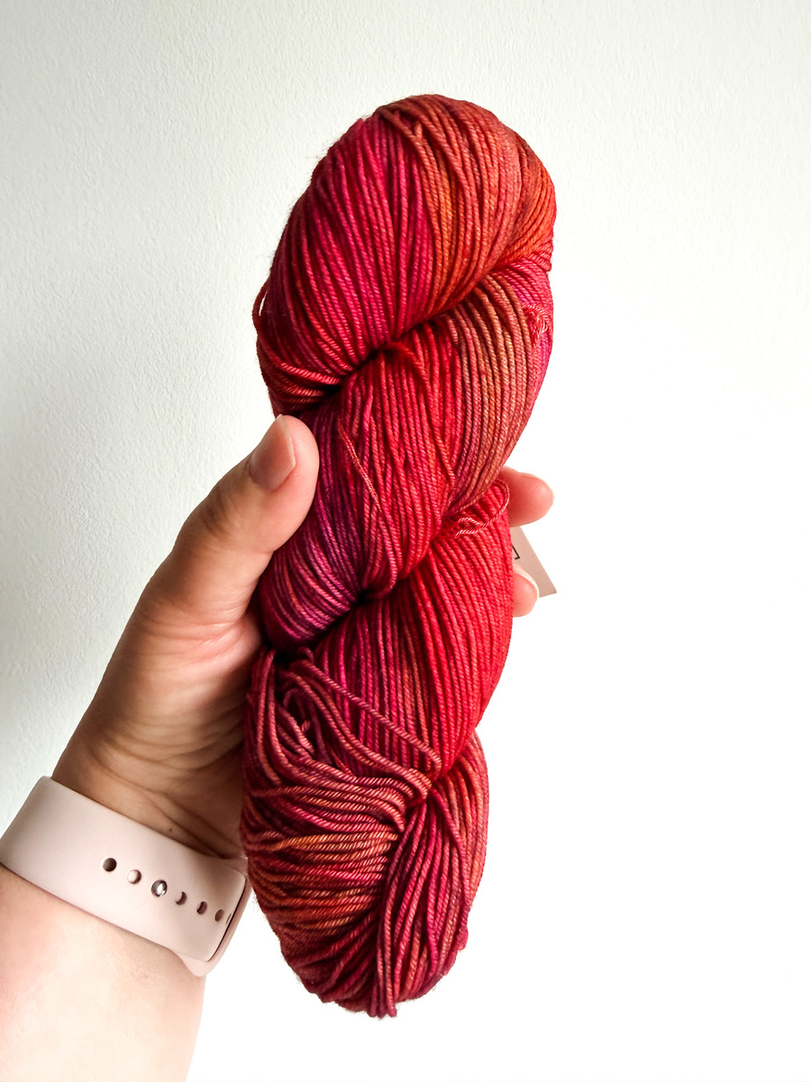 Ręcznie farbowana włóczka Malabrigo ULTIMATE SOCK merynos z nylonem US658 Zinnias