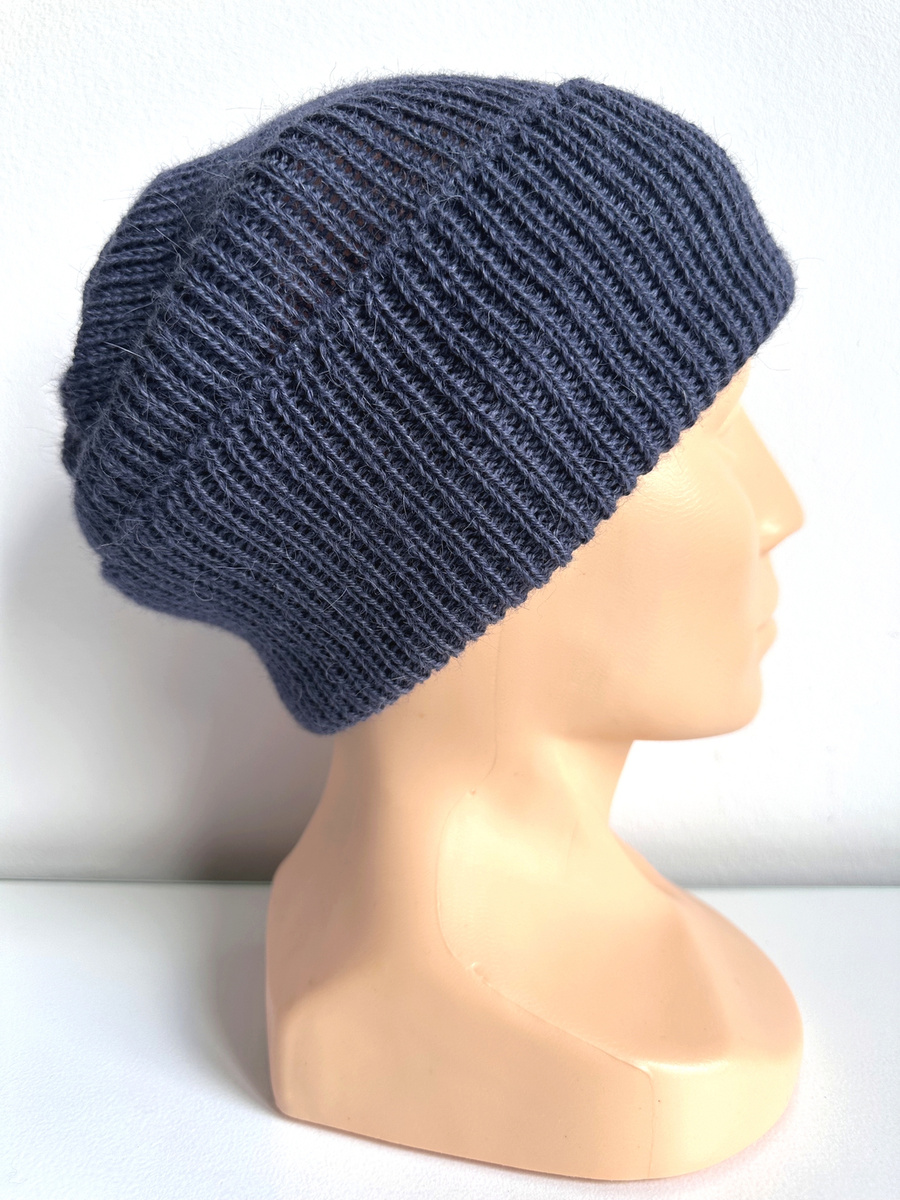 HELEN Alpaca Beanie 4305 ciemny indygo